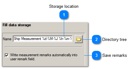 Data storage settings