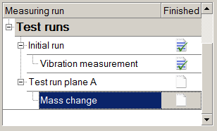 1. Mass change selected