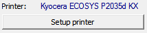2. Printer setup