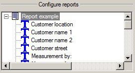 1. Configure reports