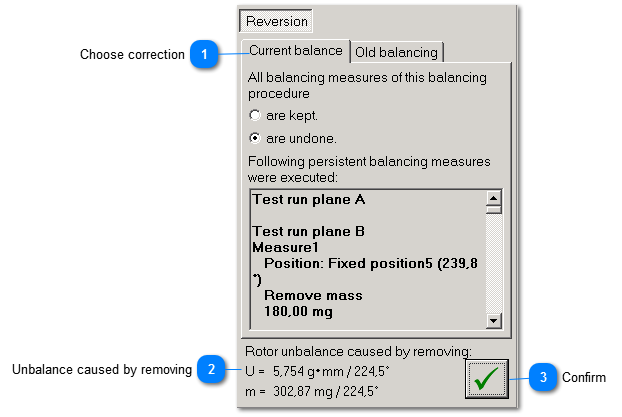 Reversion of earlier corrections