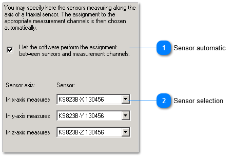Sensor settings